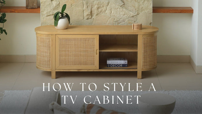 How to Style a TV Cabinet