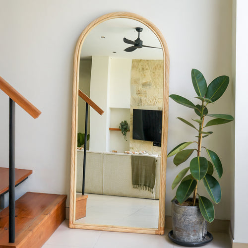 Citra Rattan Full Length Mirror