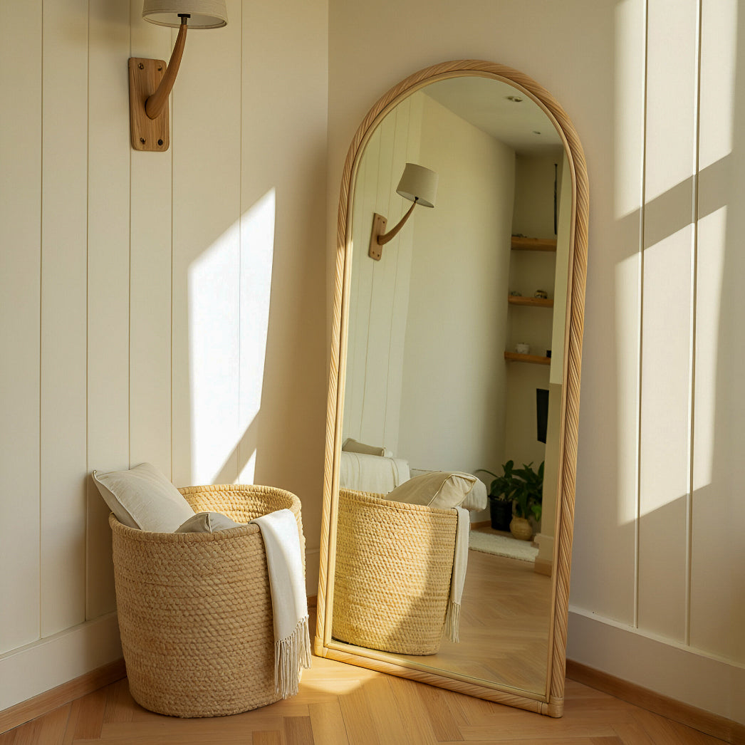 Citra Rattan Full Length Mirror