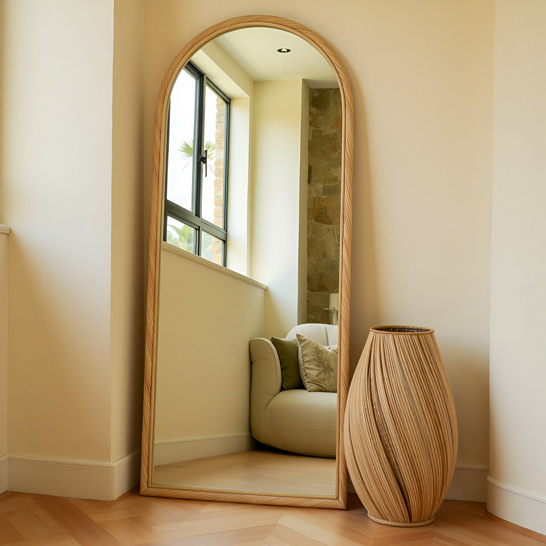 Citra Rattan Full Length Mirror