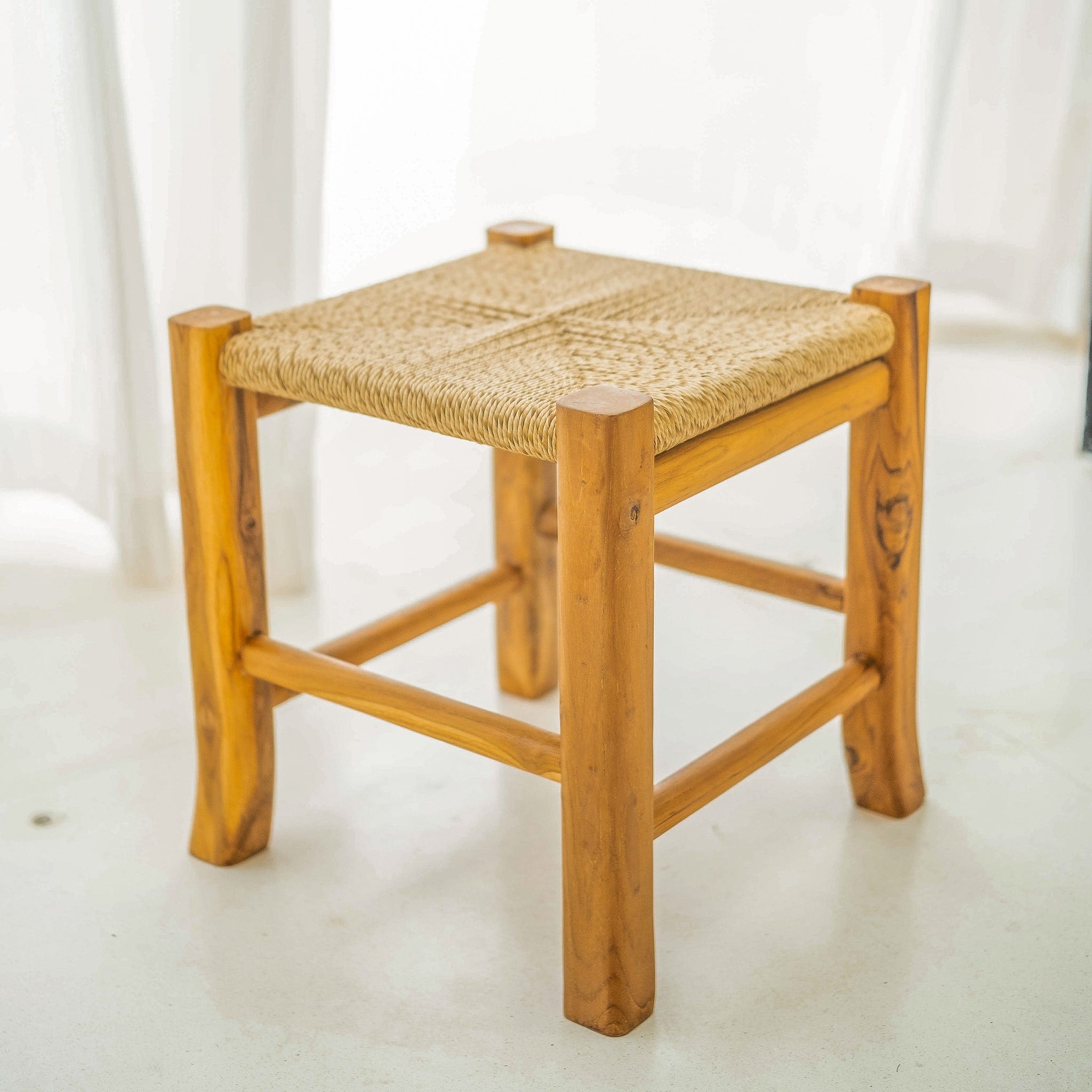 Lalita Rattan Foot Stool