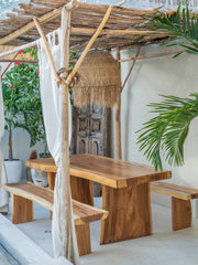 Kawi Dining Table With Bench