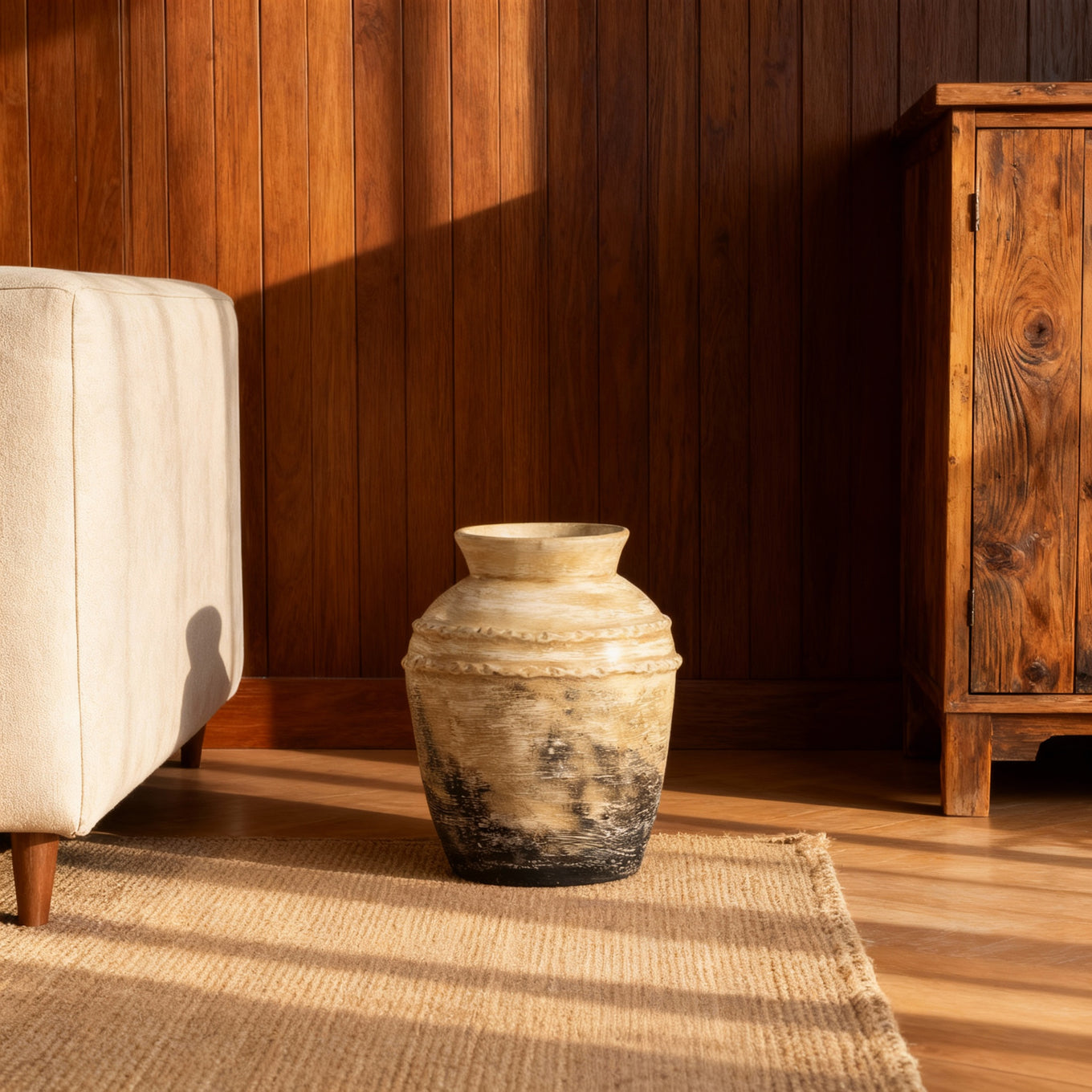 ceramic textured vase