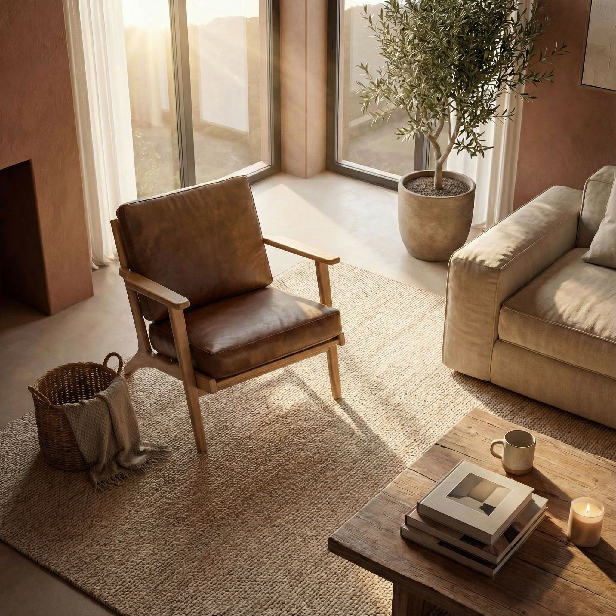 Senara Leather Armchair