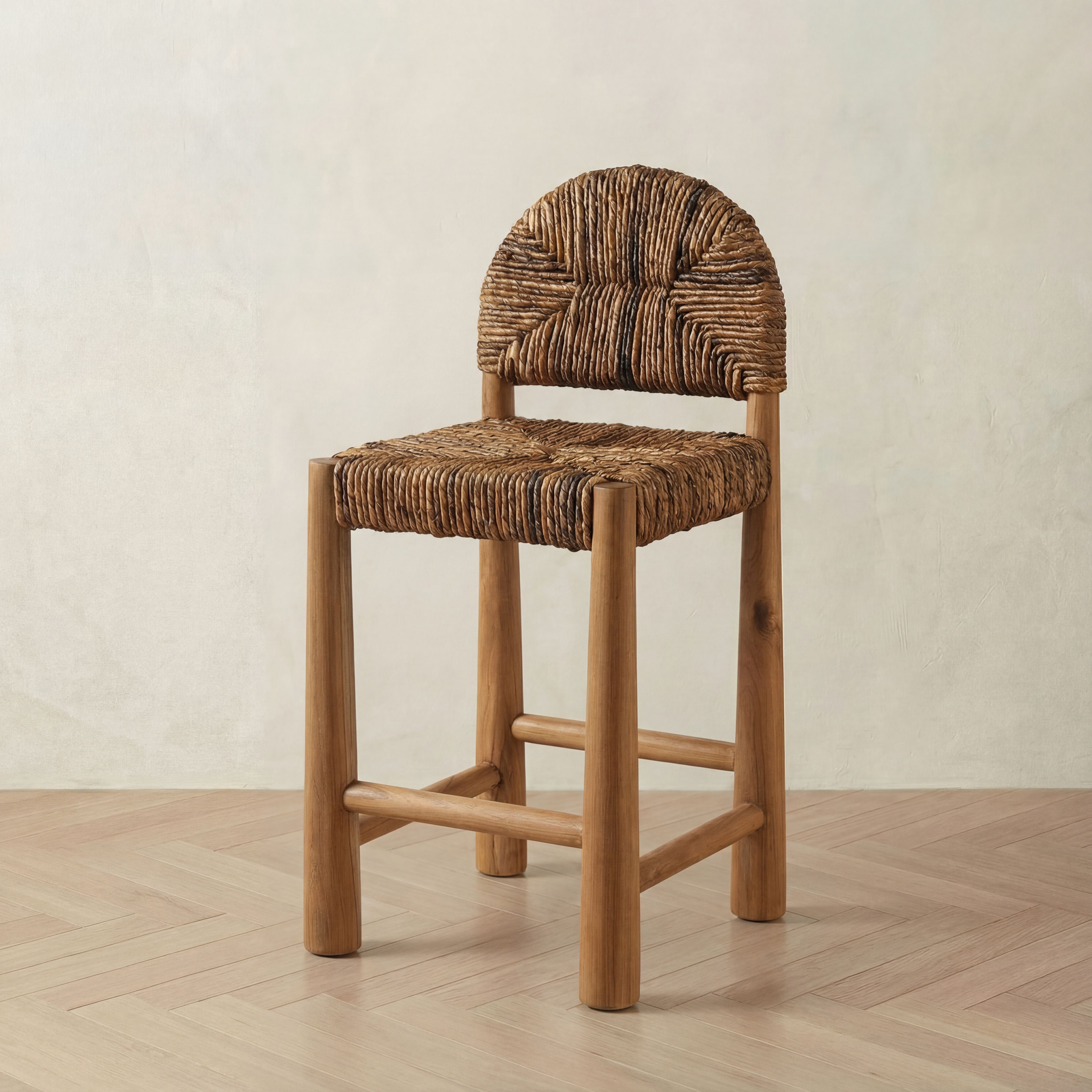 Loka Banana Leaf Bar Stool
