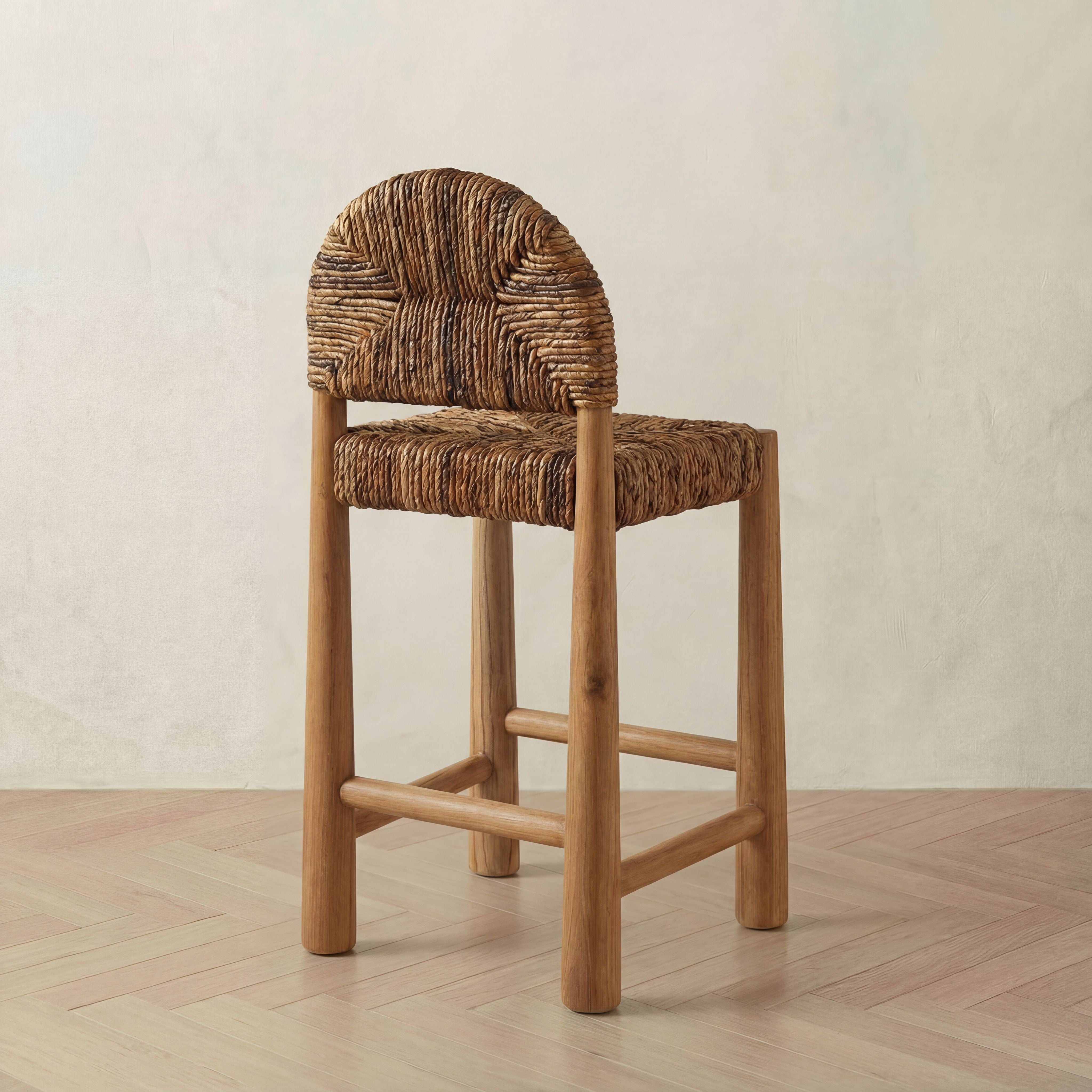 Loka Banana Leaf Bar Stool