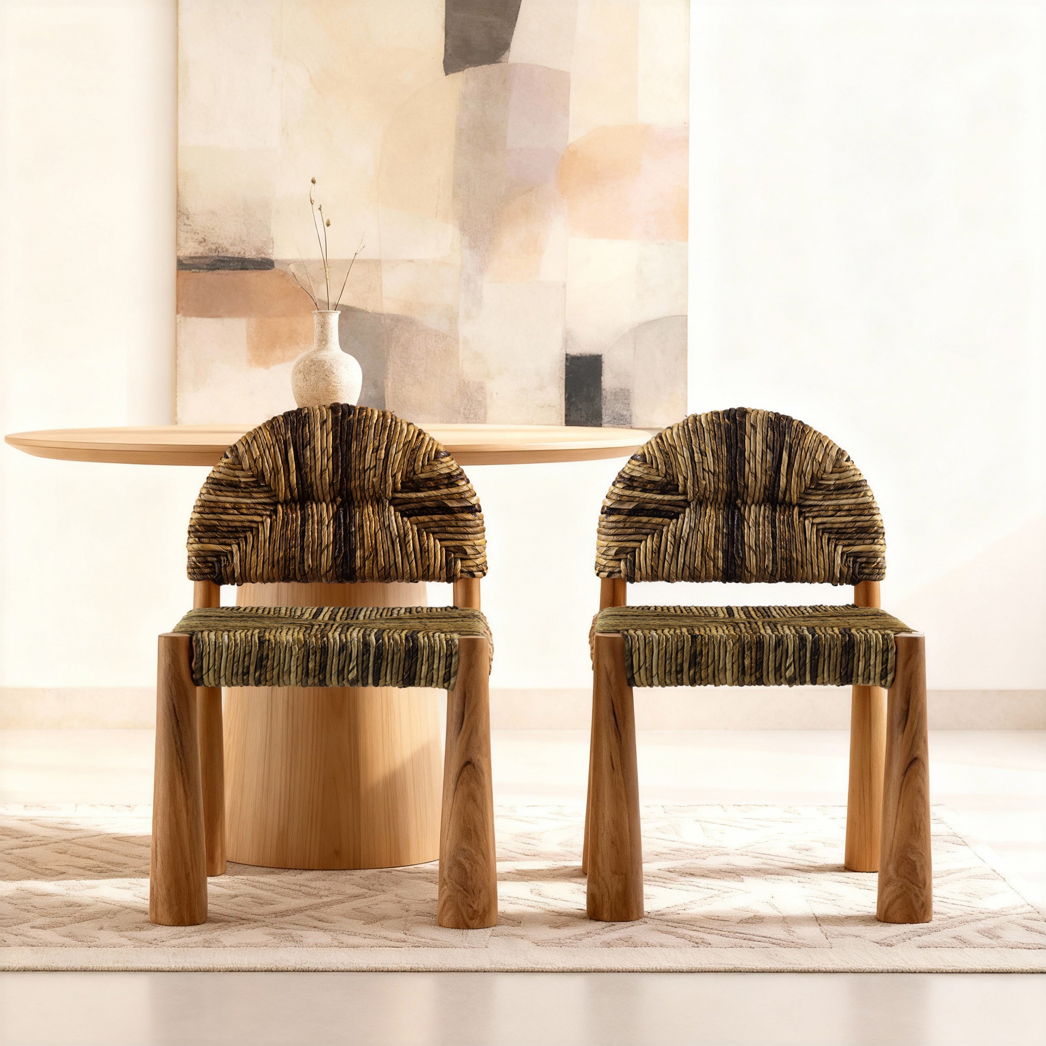 Loka Banana Leaf Dining Chair