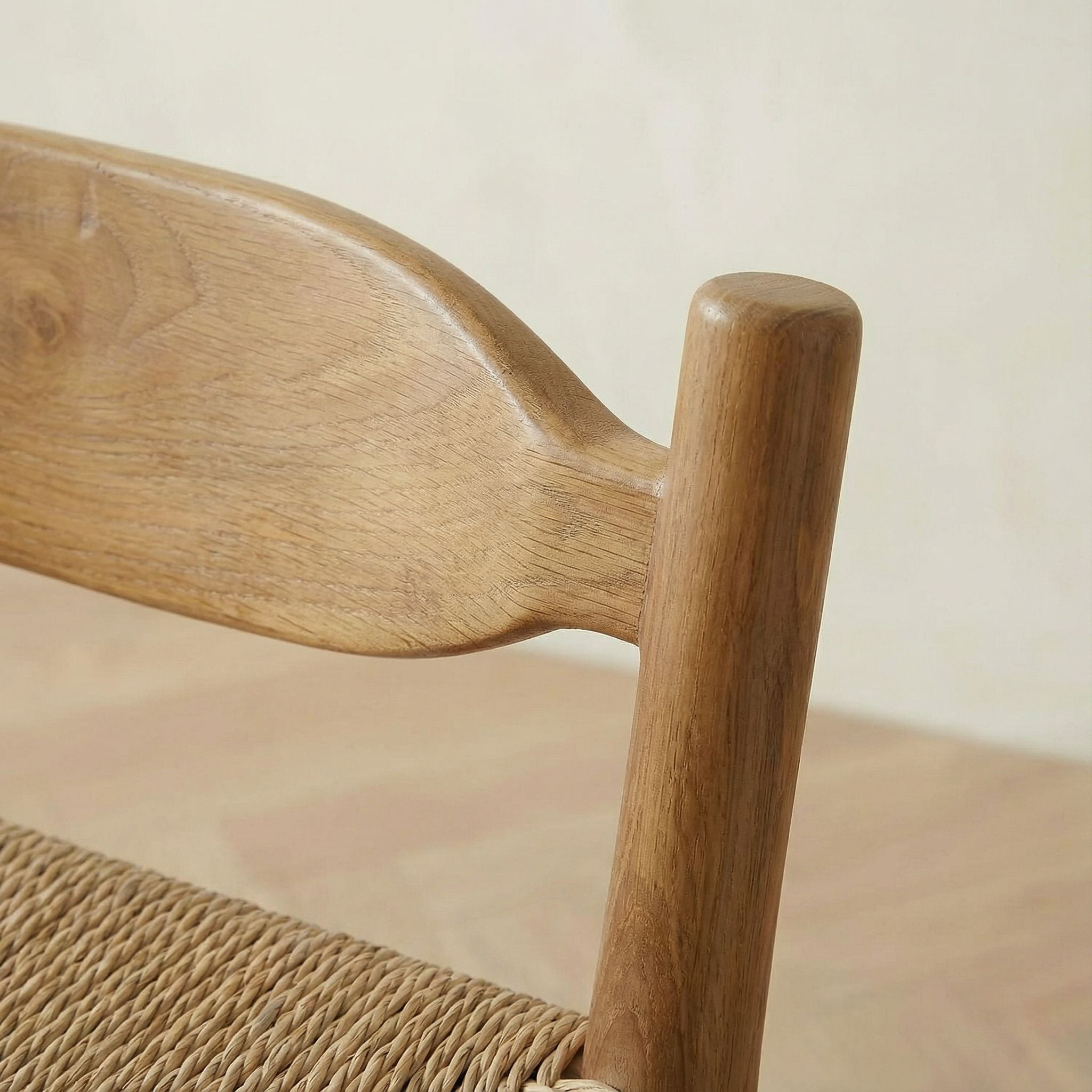 Raka Teak & Rattan Bar Stool