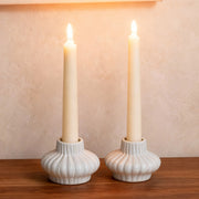 Swara Ceramic Taper Candle Holders
