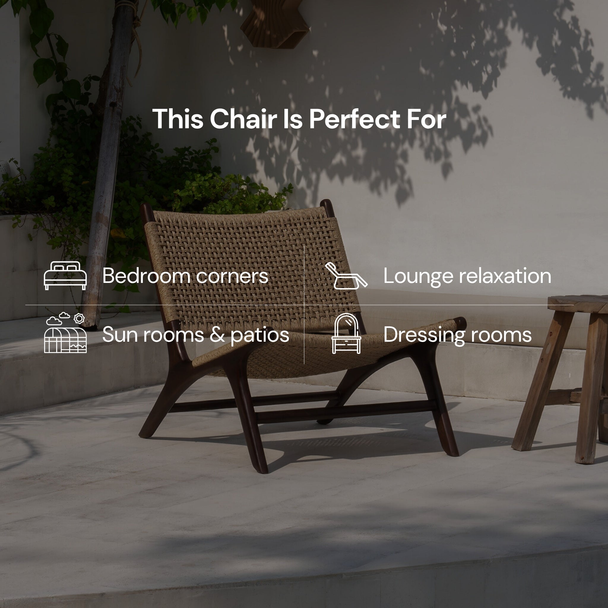 Zara Chocolate Rattan Accent Chair