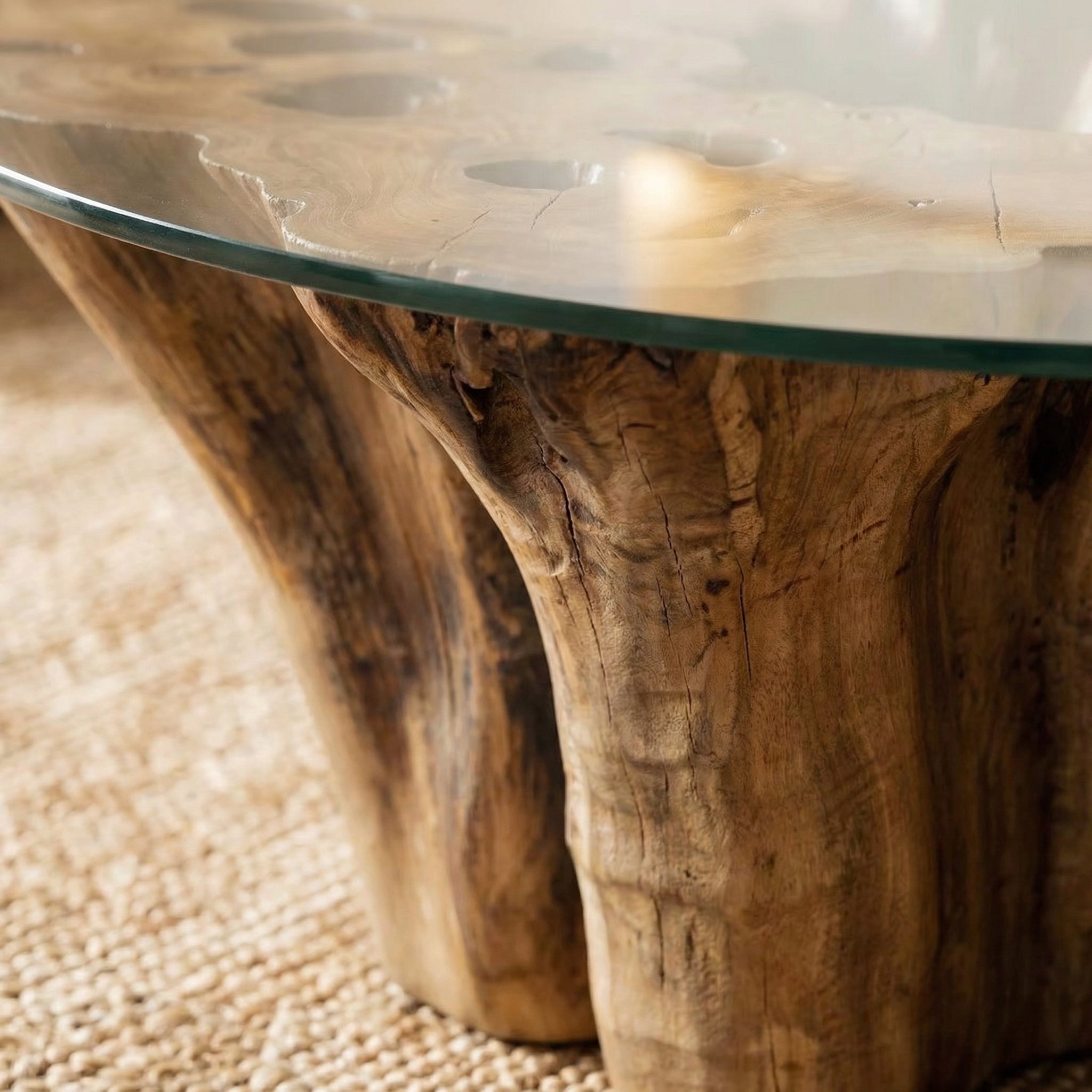 Asri Tree Trunk Coffee Table