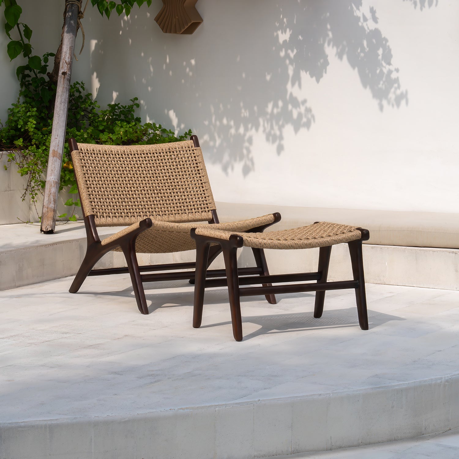 Zara Rattan Foot Stool