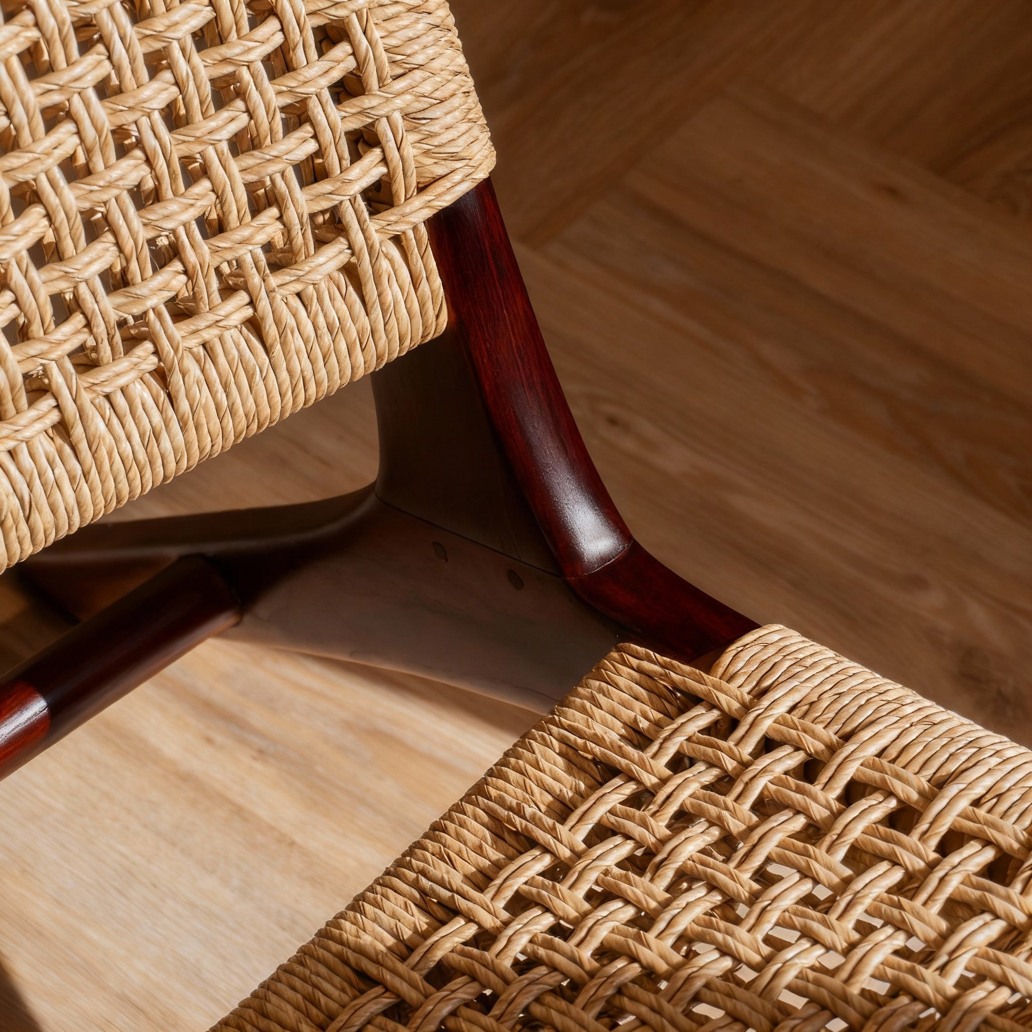 Zara Chocolate Rattan Accent Chair