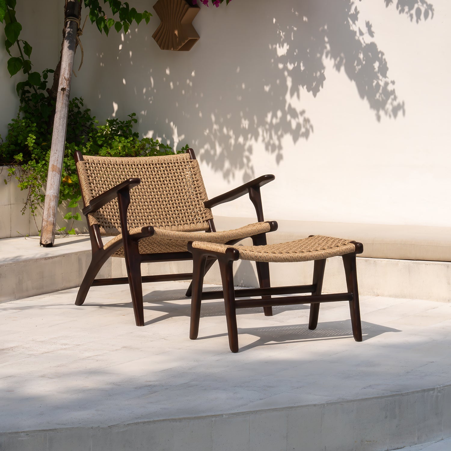Zara Rattan Foot Stool