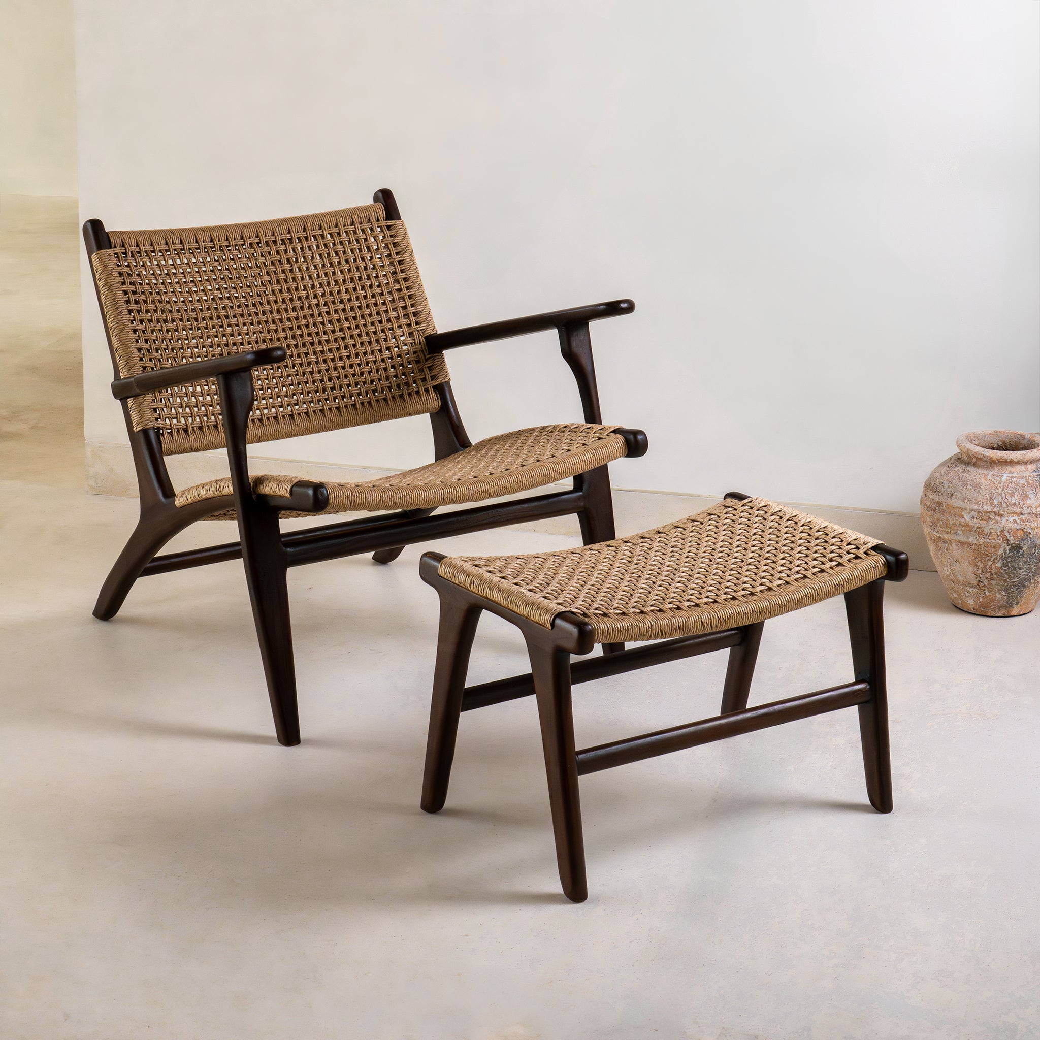 Zara Rattan Foot Stool