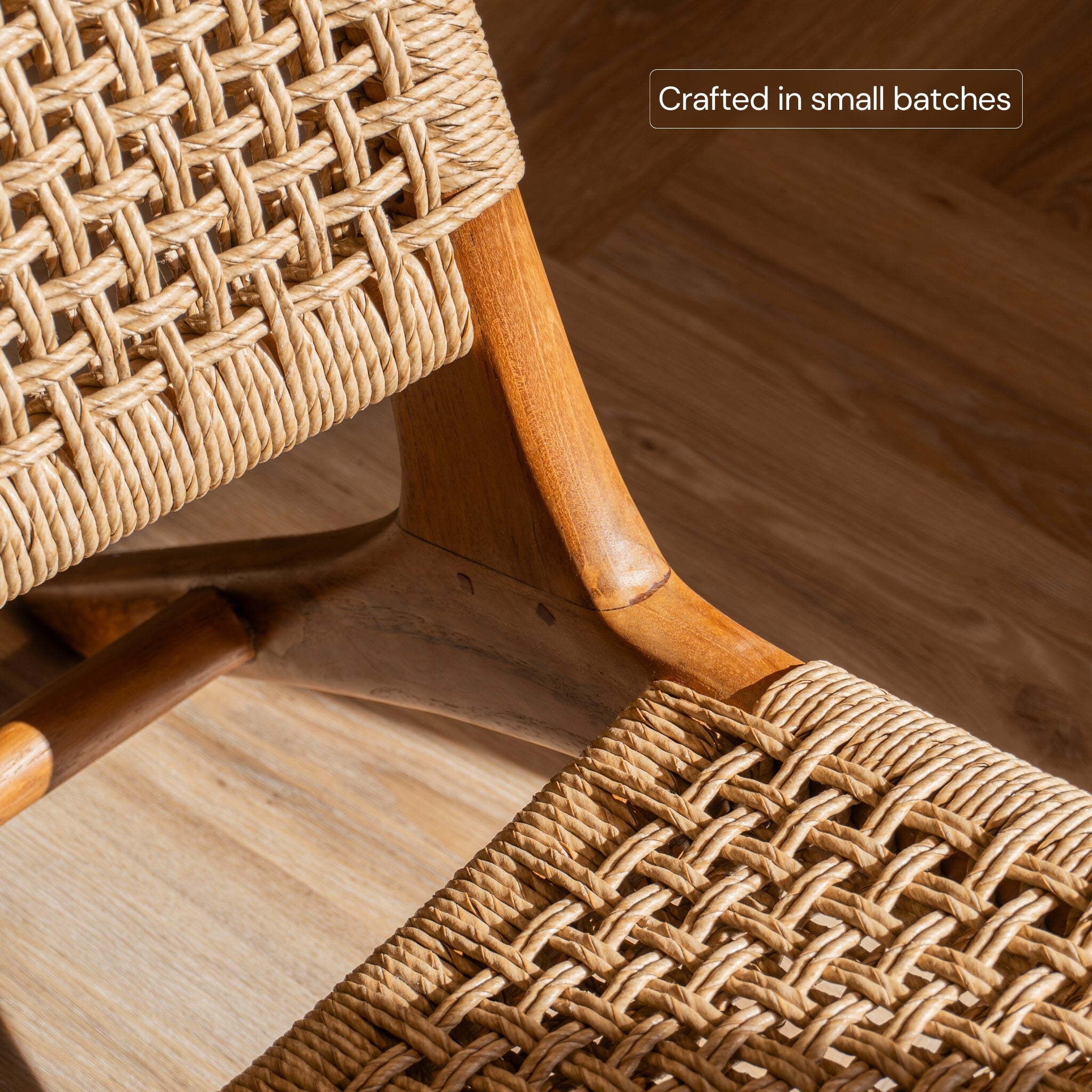 Zara Teak & Rattan Accent Chair