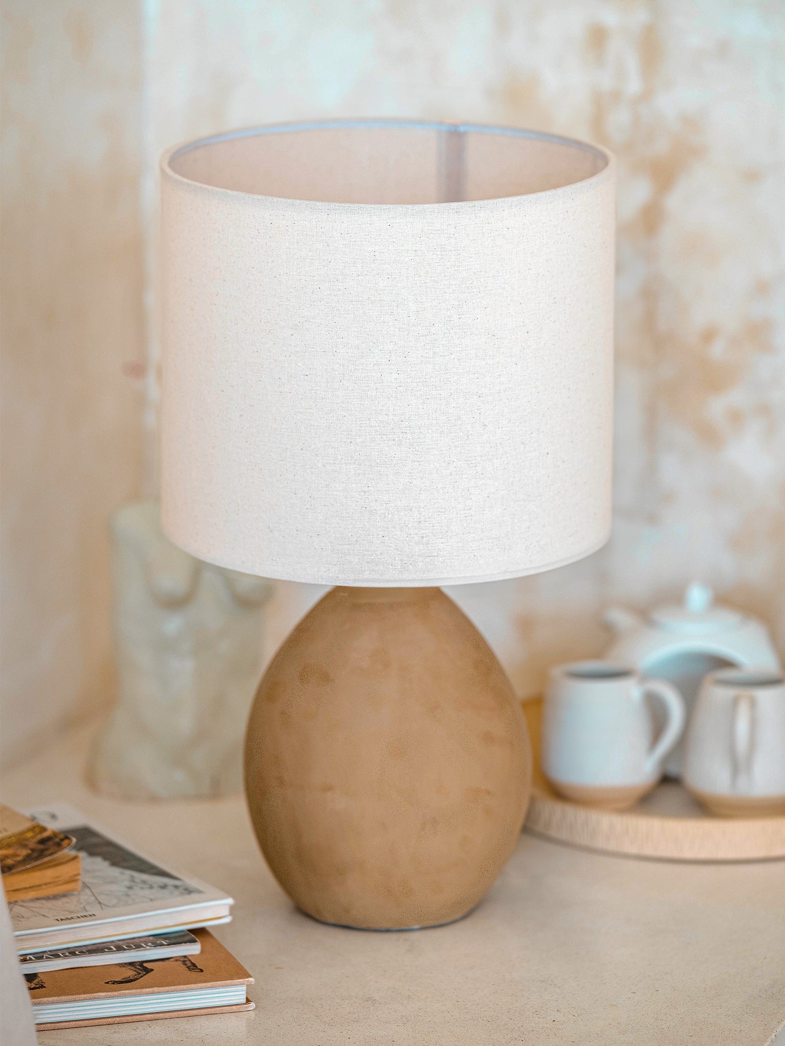 Aruna Ceramic Table Lamp - The Bali Concept