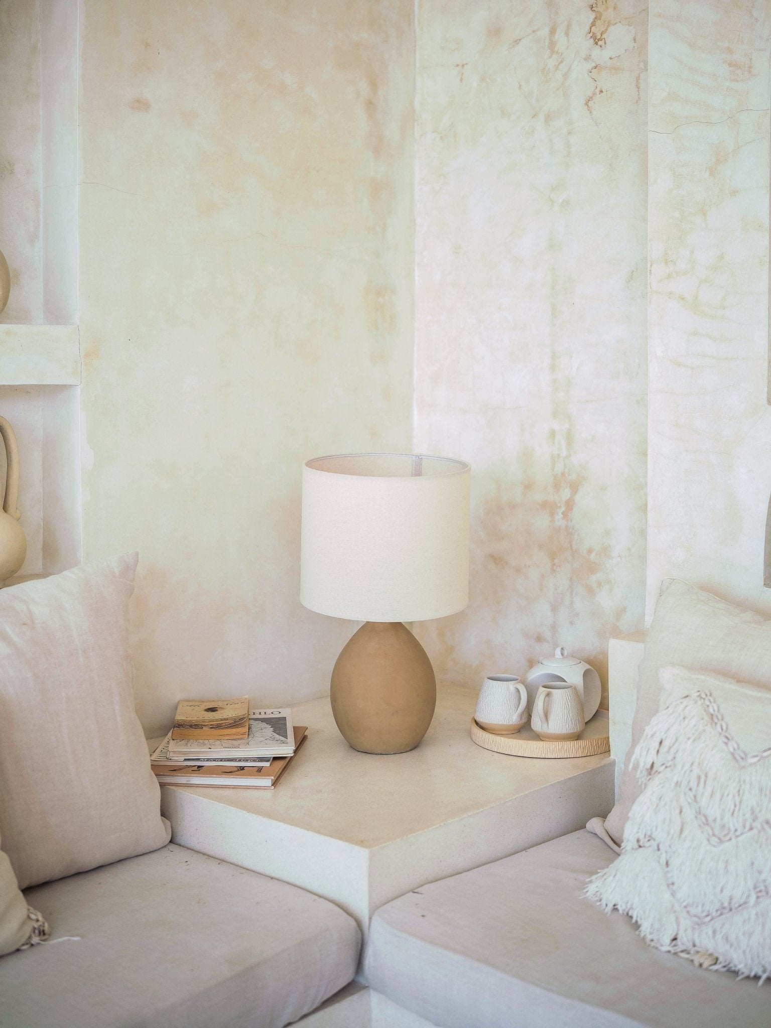 Aruna Ceramic Table Lamp - The Bali Concept