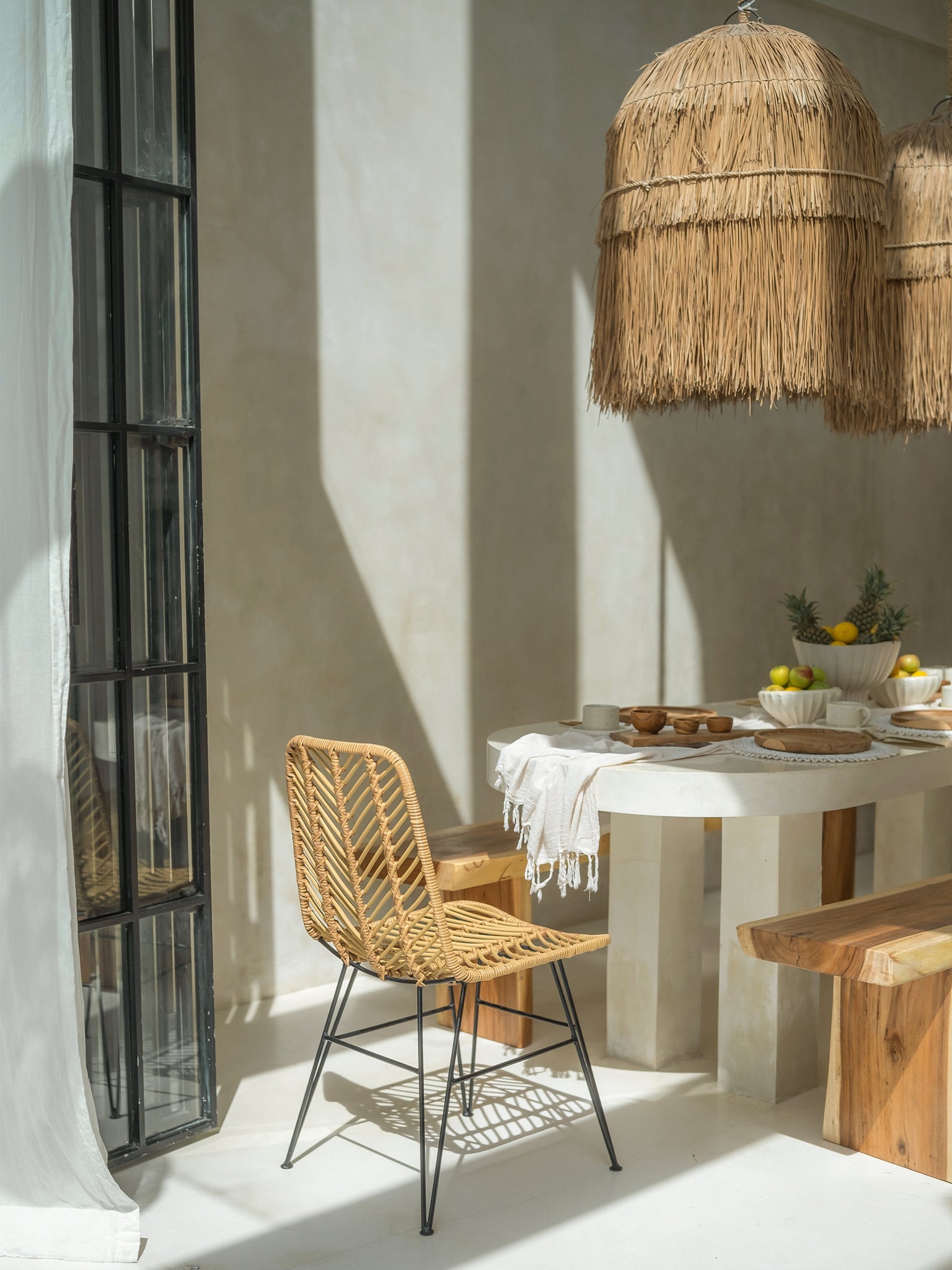 Canggu Rattan Dining Chair - The Bali Concept