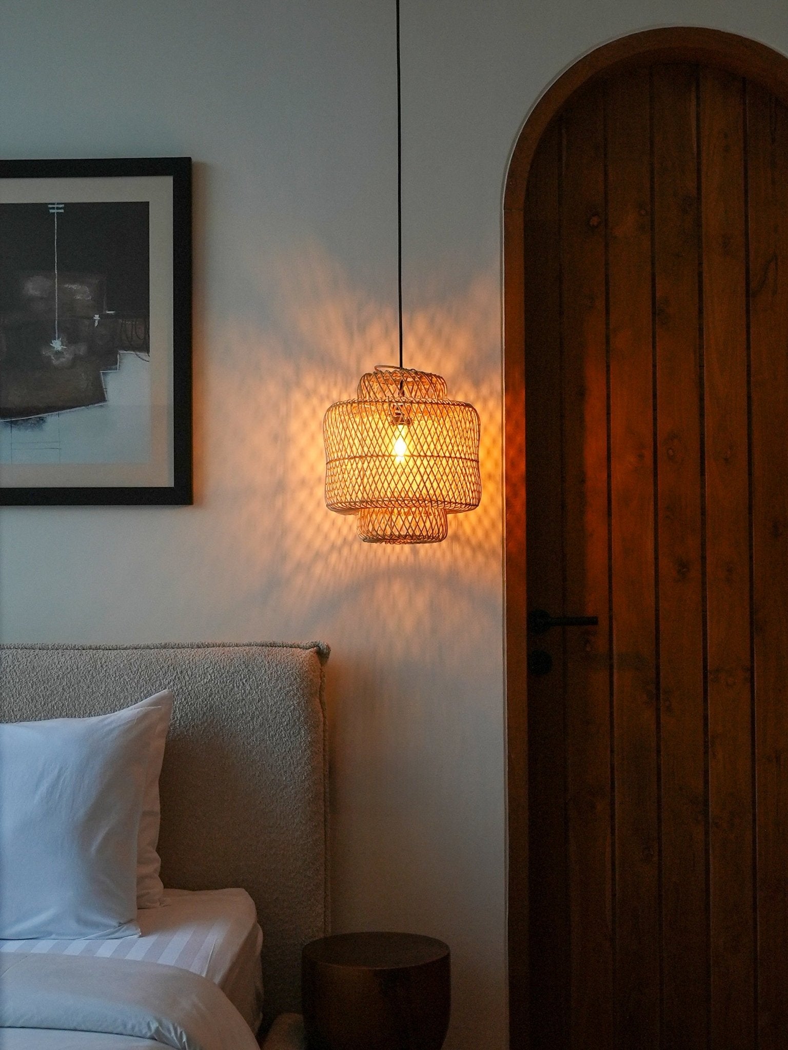 Matahari Rattan Lamp Shade - The Bali Concept