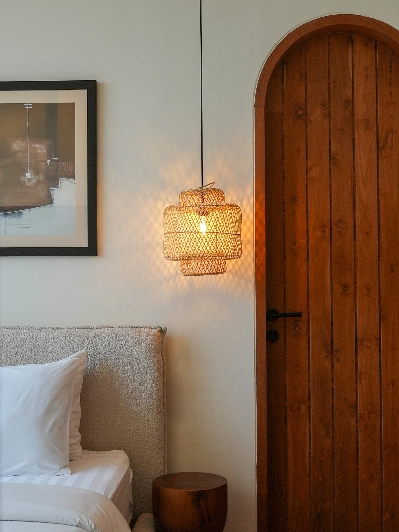 Matahari Rattan Lamp Shade - The Bali Concept