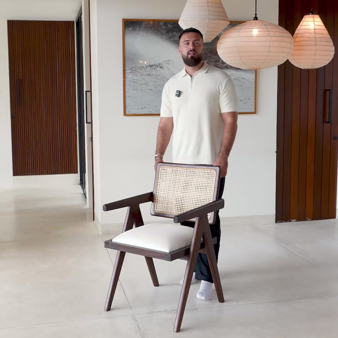 Load video: Satu Rattan Accent Chair