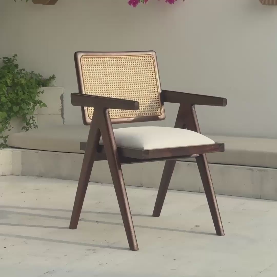 Load video: Satu Rattan Accent Chair