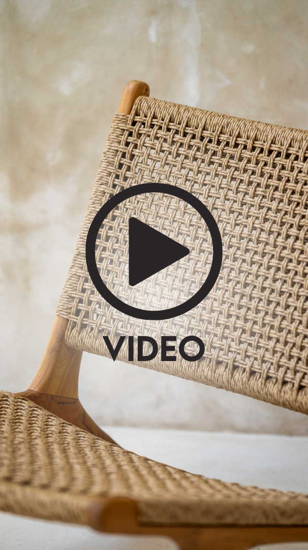 Load video: Zara Rattan Foot Stool