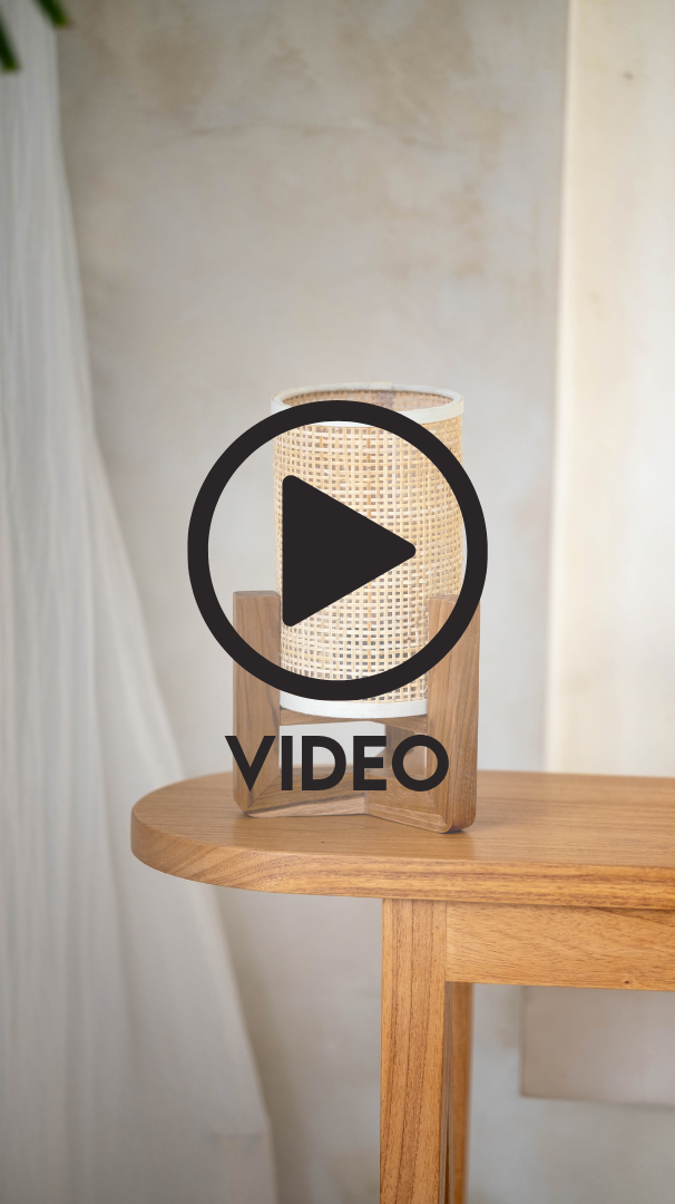 Load video: Fitri Rattan Lamp