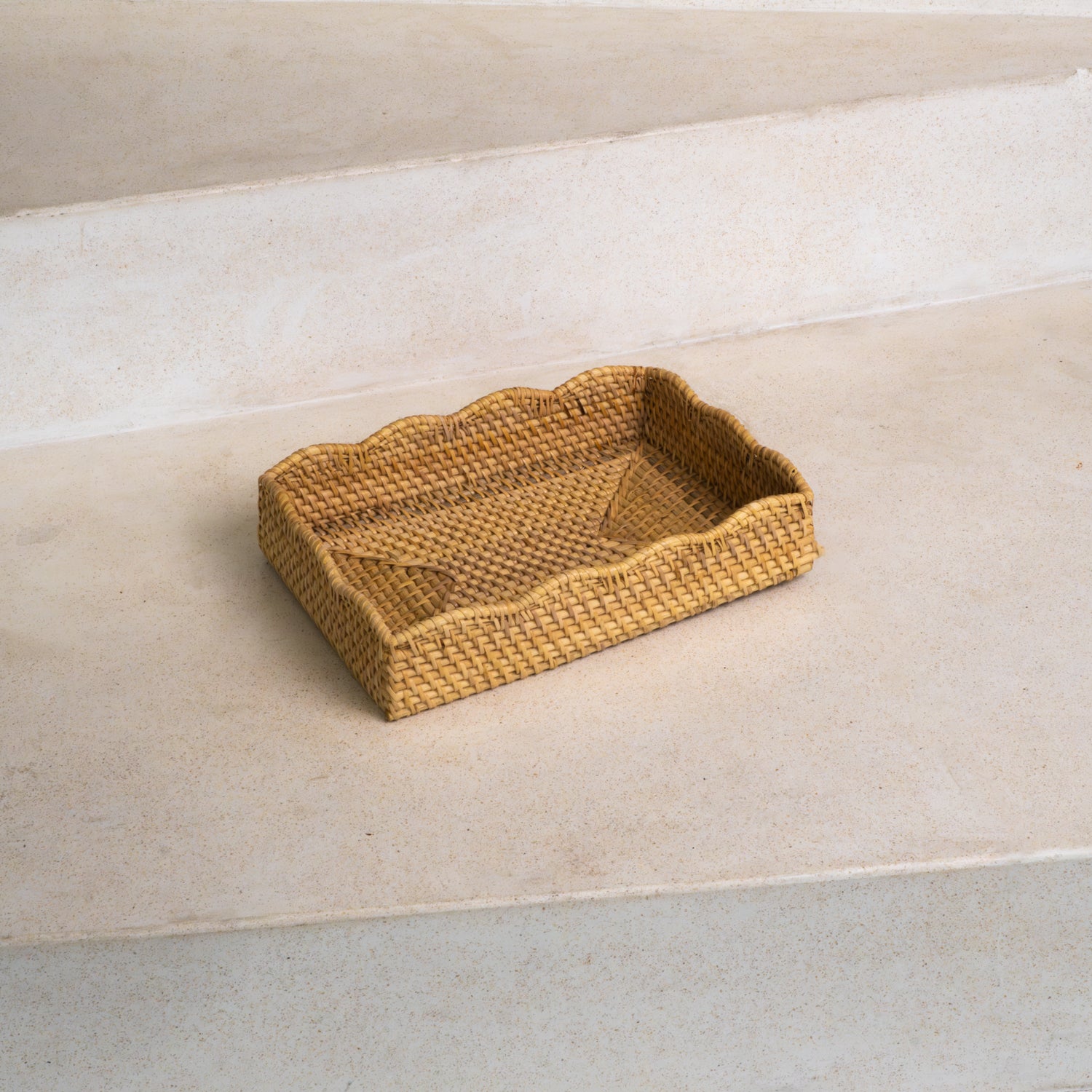 Saji Rattan Trays