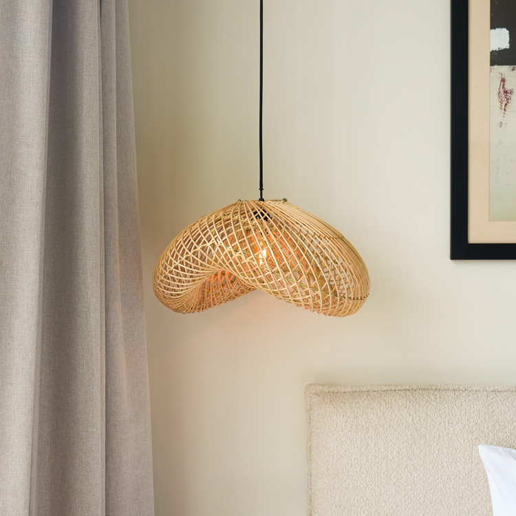 Wilted Rattan Lamp Shade