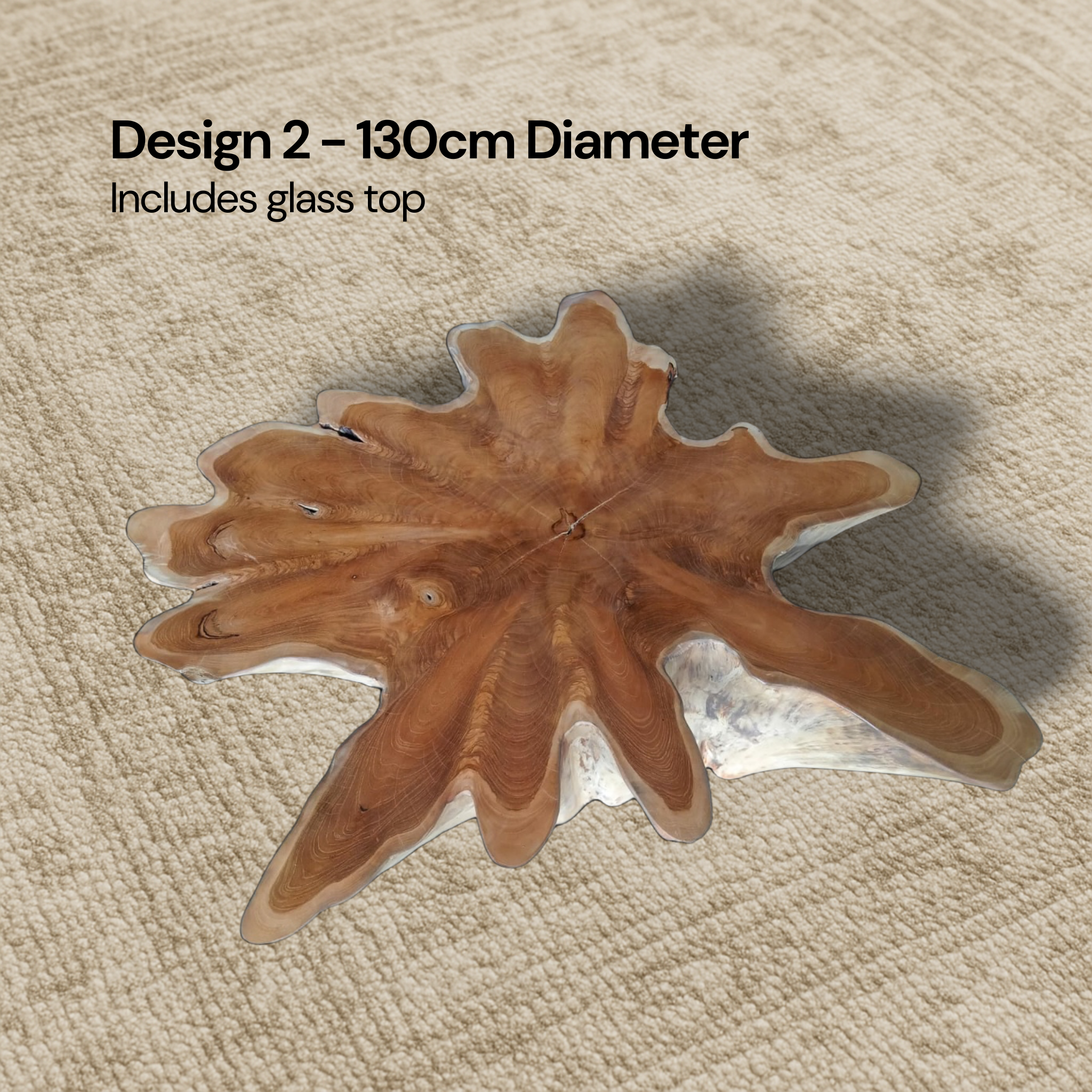 Asri Tree Trunk Coffee Table