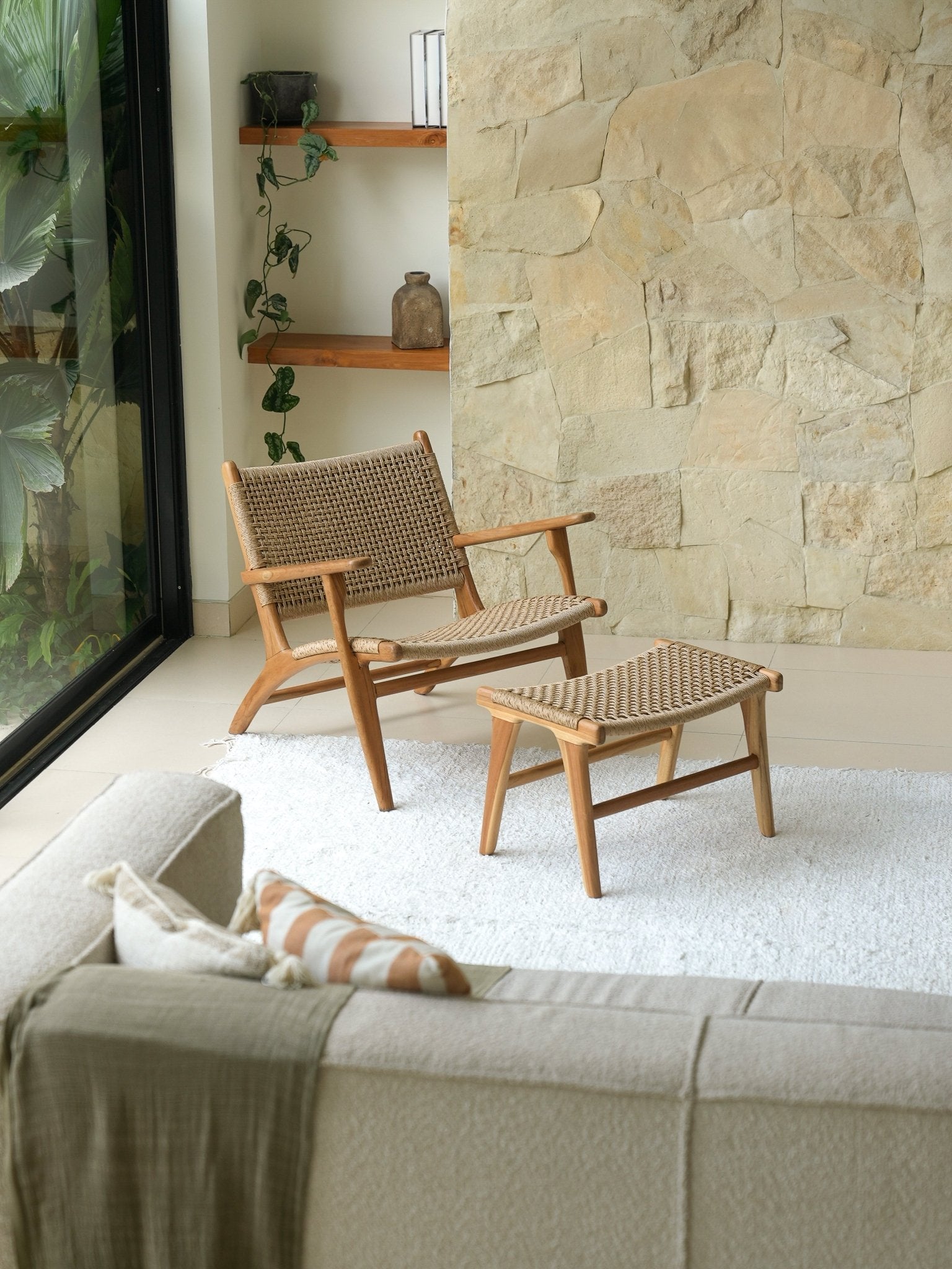 Buy Now | Zara Rattan Accent Chair With Arms | Handmade in Bali – The ...