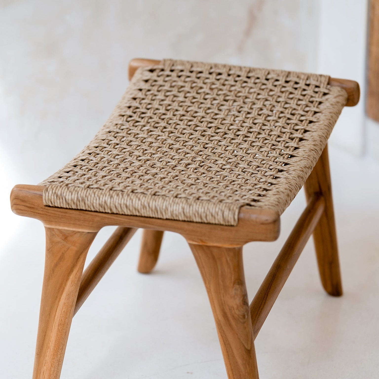 Zara Rattan Foot Stool