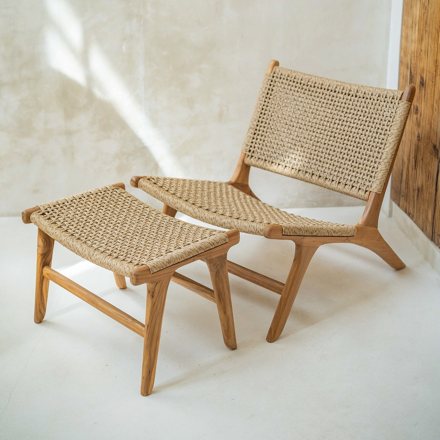 Zara Rattan Foot Stool